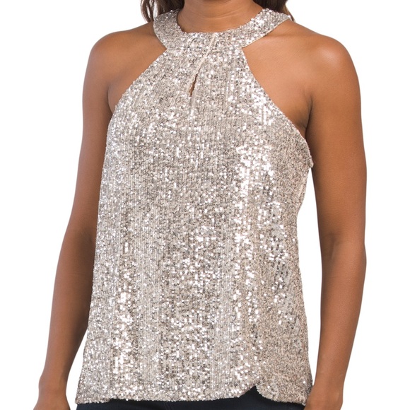 Cable & Gauge Tops Cable Gauge Sequined Top Poshmark